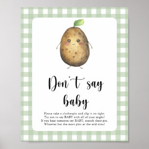 Little Potato Don't say baby Poster