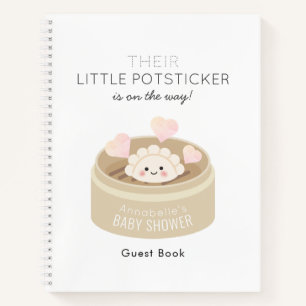 Little Potsticker Baby Shower Guest Book
