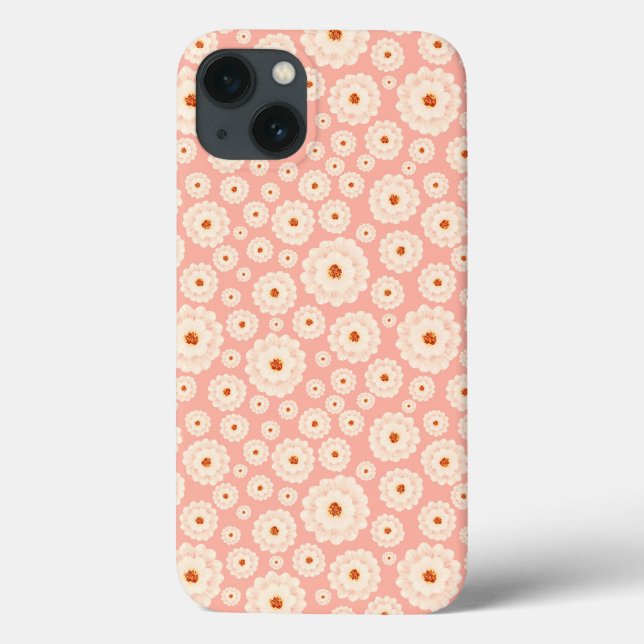 Little Powder Pink Flowers Case-Mate iPhone Case (Back)