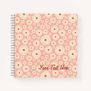Little Powder Pink Flowers Notebook