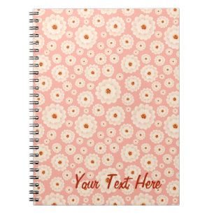 Little Powder Pink Flowers Notebook
