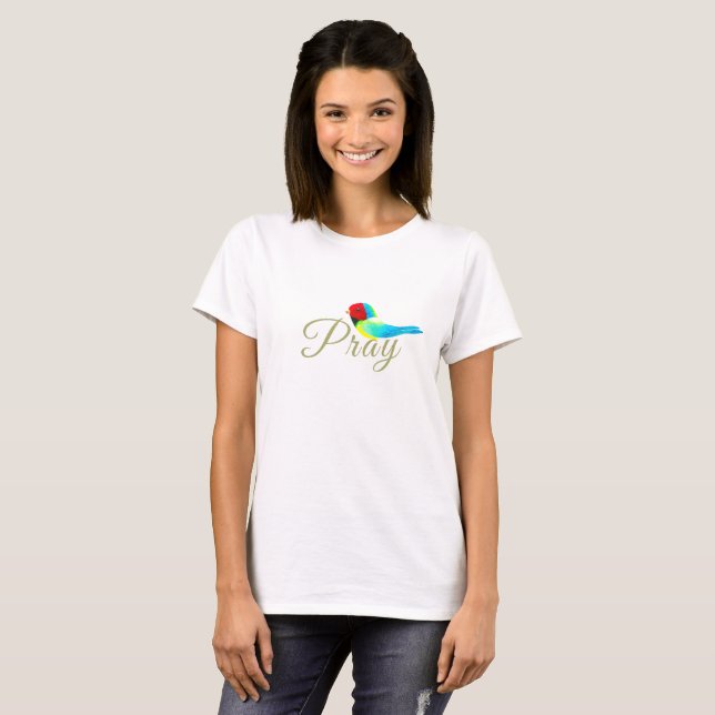 Little Prayer Bird  T-Shirt (Front Full)