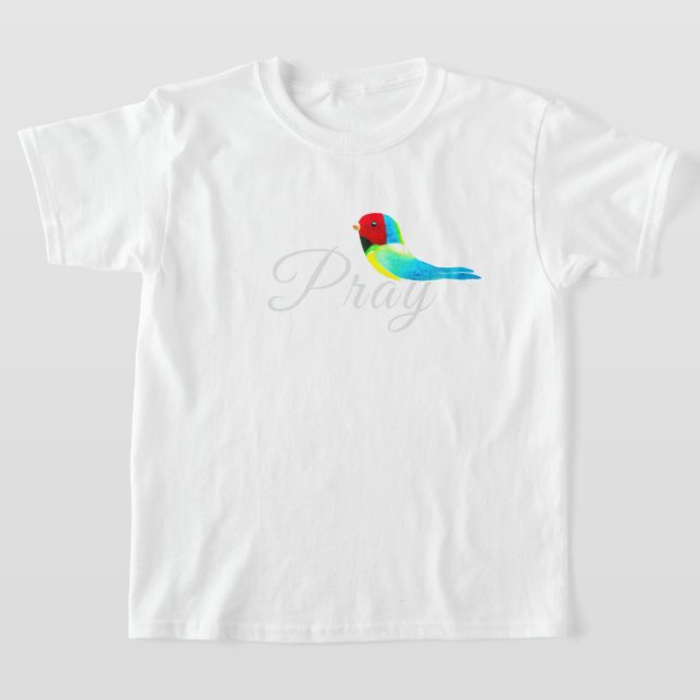 Little Prayer Bird  T-Shirt (Laydown)