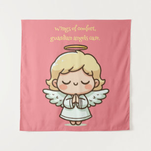 Little Praying Angel Tapestry