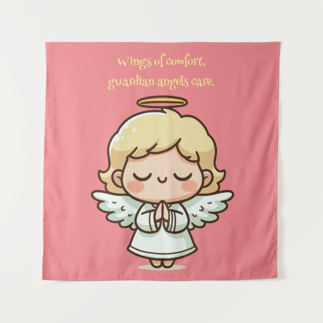 Little Praying Angel Tapestry (Front)