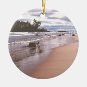 Little Presque Isle Ceramic Tree Decoration