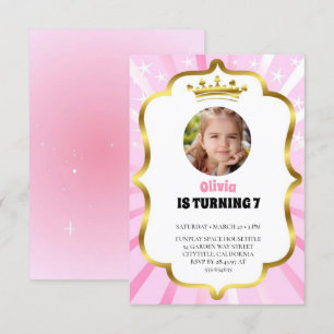 Little Pretty Ballerinas Ballet Birthday Party Invitation
