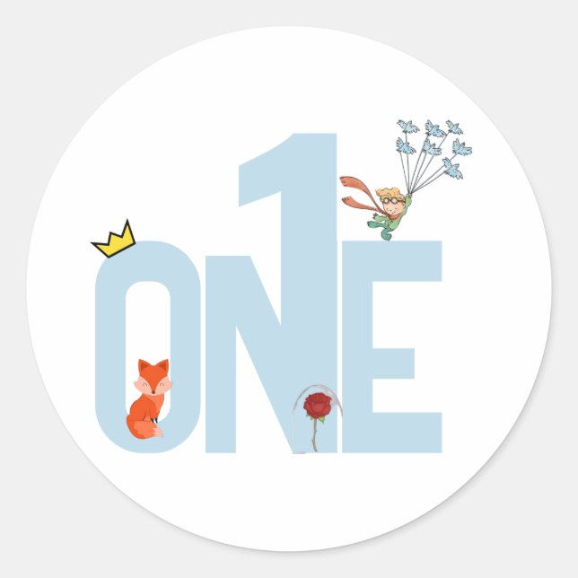 Little Prince 1stBirthday Sticker (Front)