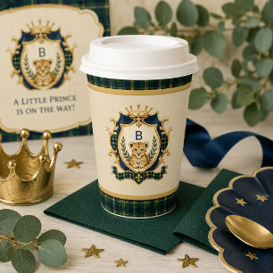Little Prince Baby Boy Baby Shower Paper Cups