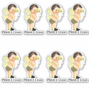 Little Prince Baby Boy Bee Black Yellow