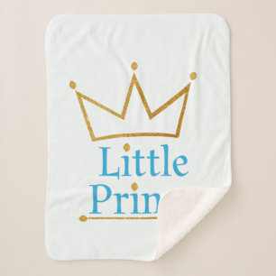Little Prince baby boy blanket