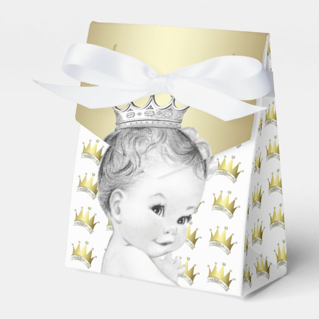 Little Prince Baby Shower Favour Box (Front Side)