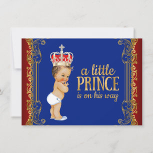 Little Prince Baby Shower Invitation