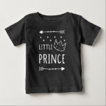 Little Prince Baby T-Shirt<br><div class="desc">Nice shirt or torso with the words "Little Prince." It's also fun to announce the arrival of your son on social media. Also available with black imprint. Available in various models,  sizes and colors. Need help personalizing our products? Please contact us for a moment. We like to help you.</div>