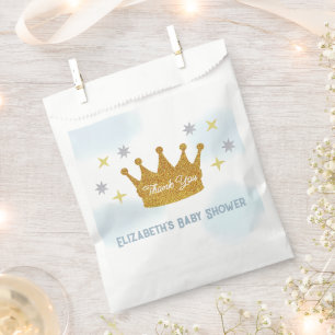 Little Prince Boy Baby Shower Favour Bags