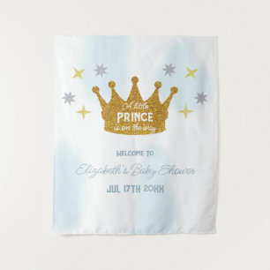 Little Prince Boy Baby Shower Tapestry