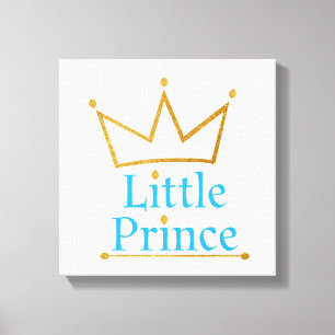 Little Prince canvas design Print