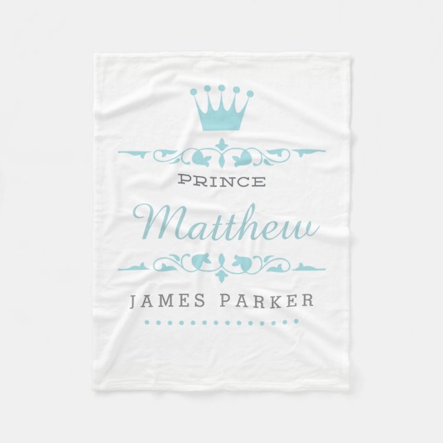 Little Prince Fleece Blanket (Front)