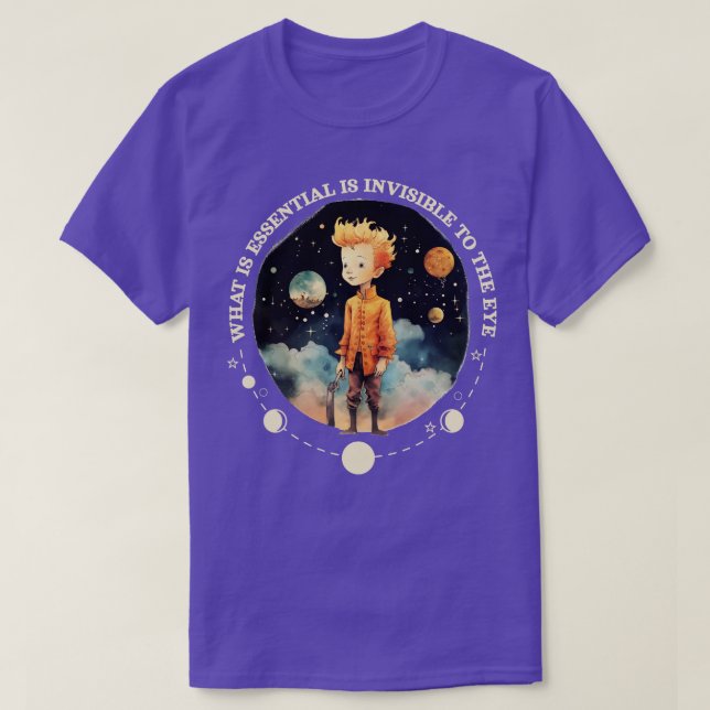 Little Prince Le Petit Prince childrens books 5 T-Shirt (Design Front)