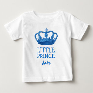 Little Prince with Crown V23A Baby T-Shirt