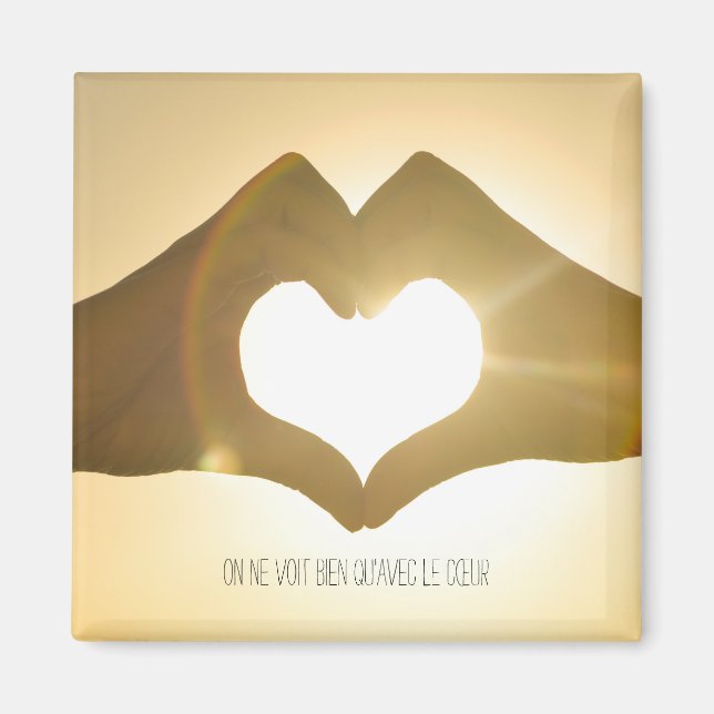 Little Prince Zitat Magnet (Front)