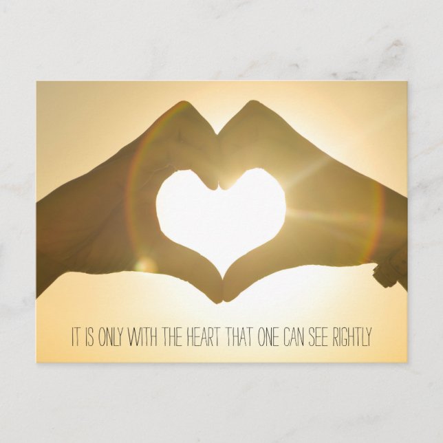 Little Prince Zitat Postcard (Front)