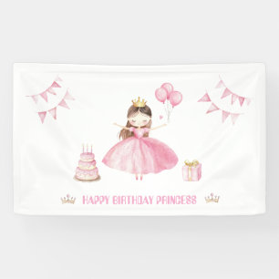 Little Princess 1st Birthday Personalised Banner