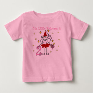 Little Princess 2nd Birthday Baby T-Shirt