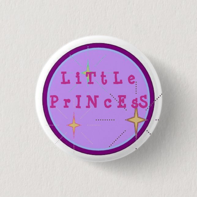 Little Princess 3 Cm Round Badge (Front)