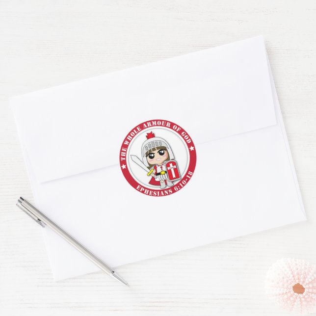 Little Princess Ai Ai Round Stickers (Envelope)