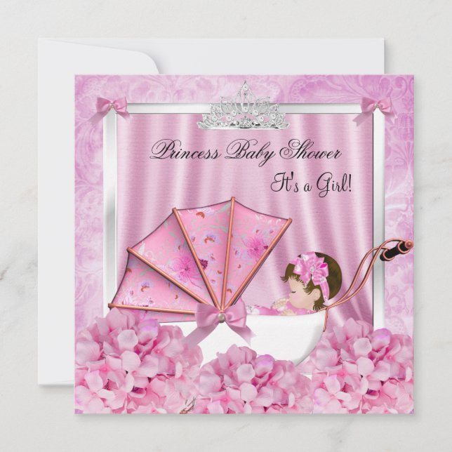 Little Princess Baby Shower Baby Girl Invitation (Front)