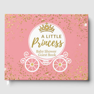 Little Princess Baby Shower For Girls Guest Book