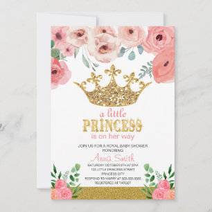 little Princess Baby Shower Invitation