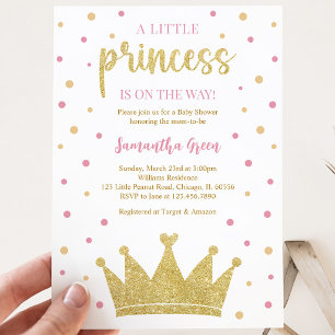 Little Princess Baby Shower Invitation