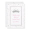 Little Princess Baby Shower Invite, Faux Glitter