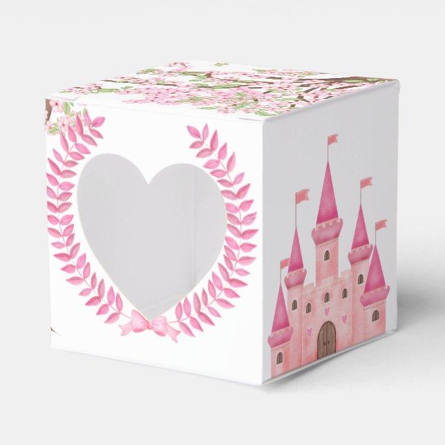 Little Princess Bear Memories Favour Box (Front Side)