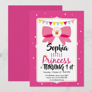 little princess  birthday card