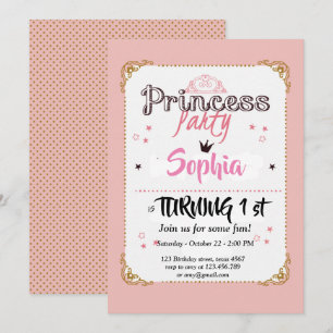 little princess birthday card