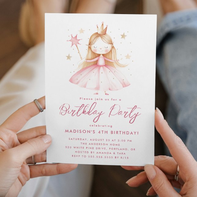 Little Princess Birthday Party Invitation (Creator Uploaded)