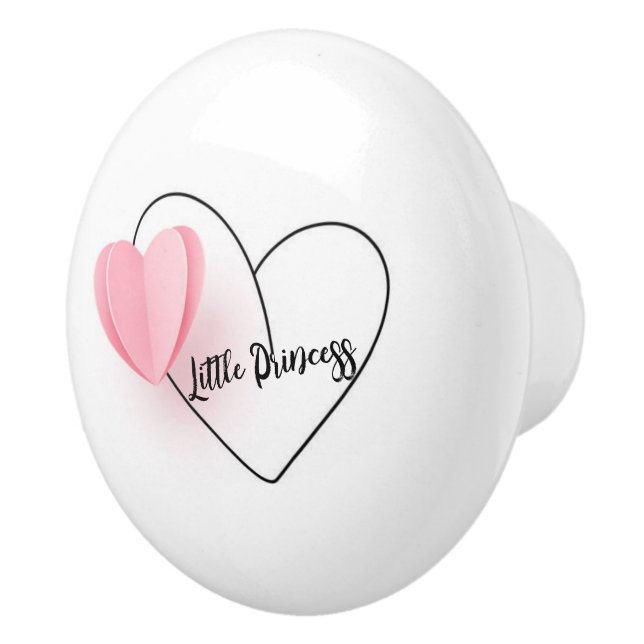 “Little Princess” Ceramic Knob (Right)