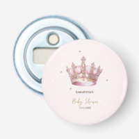 Little Princess Crown Pearls Dots Baby Shower