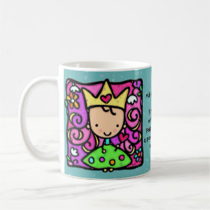 Little princess Custom text Whimsical cup