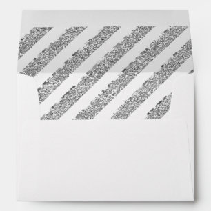 Little Princess Envelope, Faux Silver Glitter Envelopes