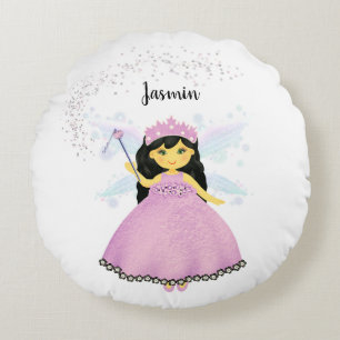 Little princess fairy round cushion