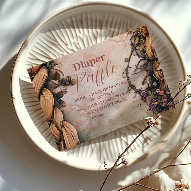 Little Princess Fairytale  Diapper Raffle Enclosure Card (Creator Uploaded)