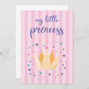 Little princess Flat Greeting Card