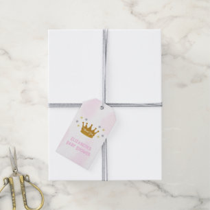 Little Princess Girl Baby Shower Gift Tags