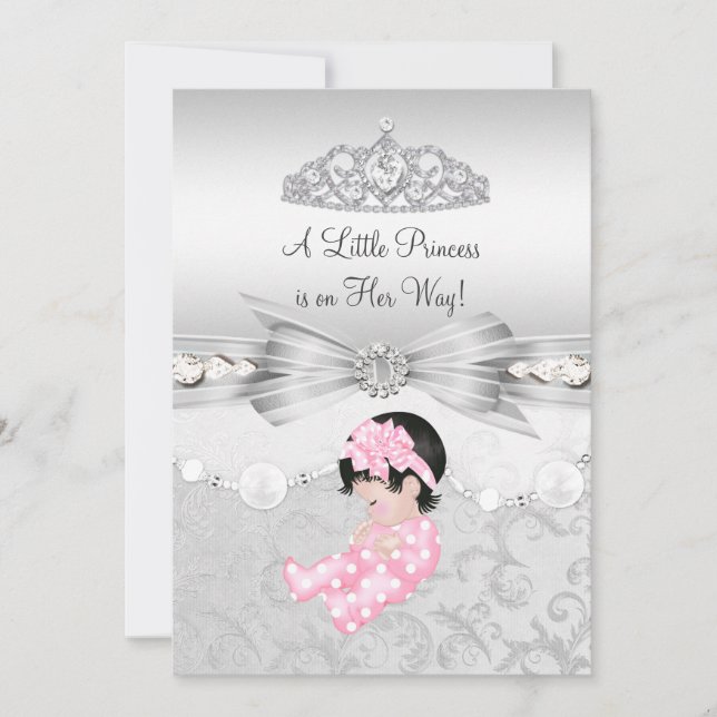 Little Princess Girl Baby Shower Invitation (Front)