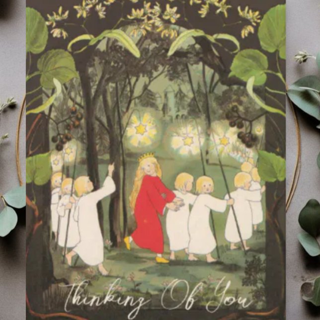 Little Princess in the Forest Greeting Card (Creator Uploaded)