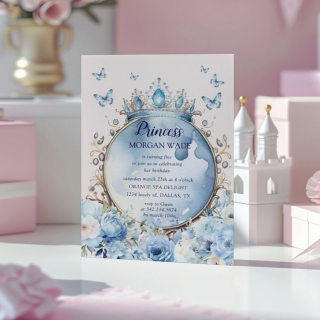 Little Princess Kid's Birthday Budget Invitation (Creator Uploaded)